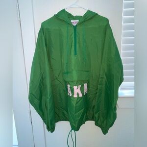 Women’s Green AKA Hooded Raincoat